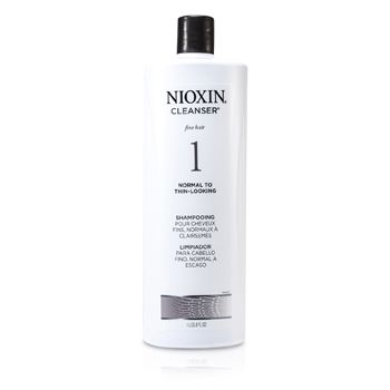 Nioxin,System,1,Cleanser,For,Fine,Hair,,Normal,to,Thin-Looking,Hairナイオキシン,システム,1,クレンザー俪康丝,1号系统洁发乳,适合纤细，中性发丝