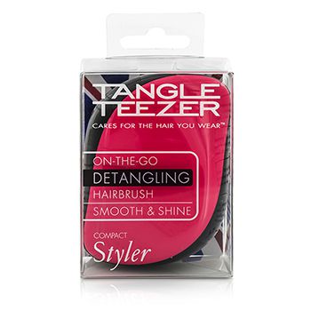 Tangle,Teezer,Compact,Styler,On-The-Go,Detangling,Hair,Brush,-,#,Pink,Sizzle,1pcタングルティーザー,コンパクトスタイラー,オンザゴー,ディタングリング,ヘアブラシ,-,#ピンクシズル,1pc魔法梳,便携顺发梳,-,#,Pink,Sizzle,1pc