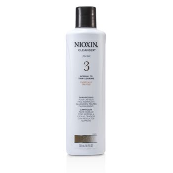 Nioxin,System,3,Cleanser,For,Fine,Hair,,Chemically,Treated,,Normal,to,Thin-Looking,Hairナイオキシン,システム,3,クレンザー俪康丝,体系,3,洗发露,-,纤细，化学处理，中至稀疏发量
