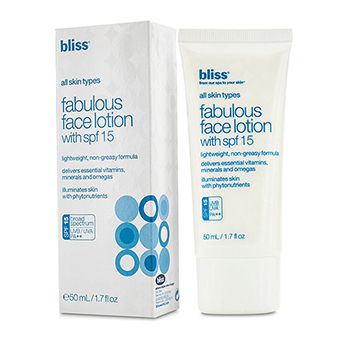 Bliss,Fabulous,Face,Lotion,with,SPF,15,(Exp.,Date,03/2017)ブリス,Fabulous,Face,Lotion,with,SPF,15,(Exp.,Date,03/2017)必列斯,Fabulous,Face,Lotion,with,SPF,15,(Exp.,Date,03/2017)